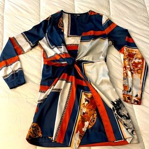 Slit Shirt Dress